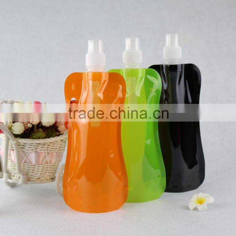 foldable water bottle/plastic water bottle/empty plastic water bottle