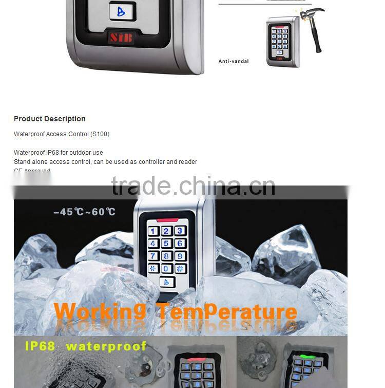 Good quality Waterproof Low Power RF Card Metal Access Control OCS-S100