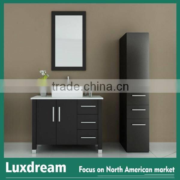 wholesale Solid wood bathroom furniture vanity for North American