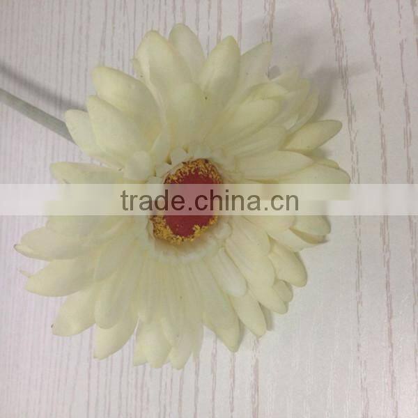 high quality real touch fabric flower single gerbera daisy artificial flowers