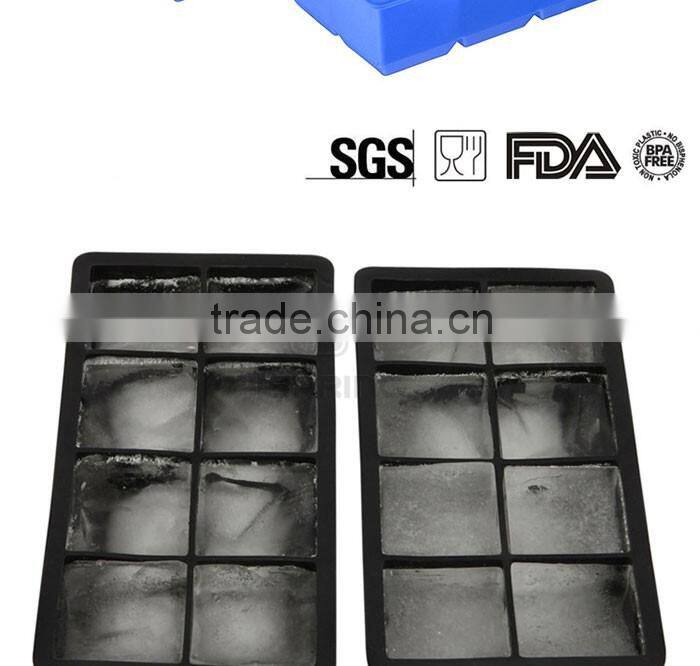 Large Silicone Molds Tray Ice Cube Trays