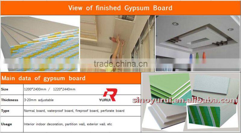 environment -friendly gypsum board manufacturer from China gypsum equipment