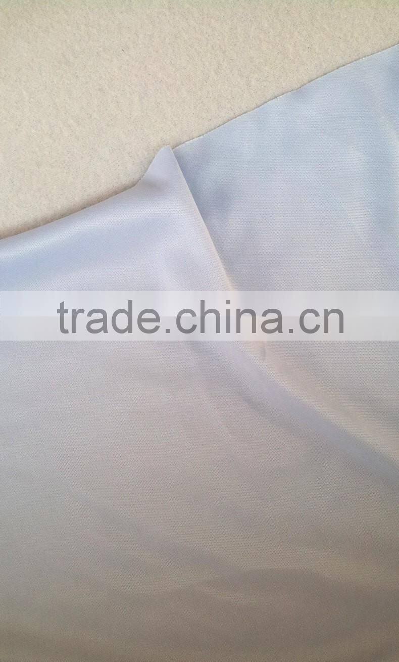 interlock fabric 100% polyester 72Dx72D 110gsm 58/60" plain knit fabric huzhou china factory price