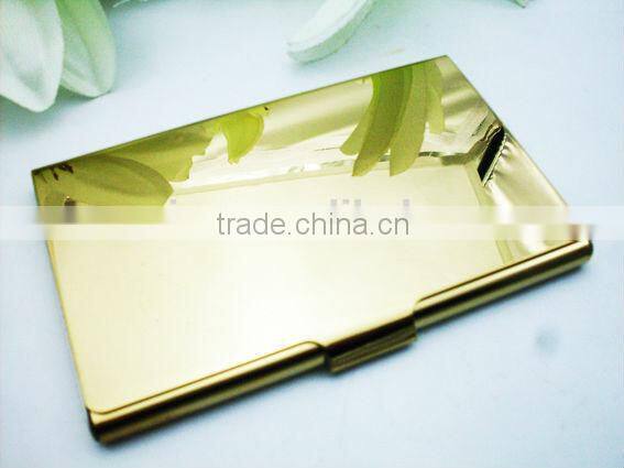 High quality mirror polished stainless steel business name card holder
