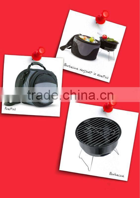 korean bbq grill table portable charcoal porcelain kitchenware with cooler bag