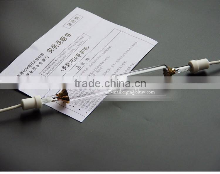1 kw 230 mm high intensity ultraviolet lamp shadowless glue tubes Uv curing lamp Shadowless glue tubes