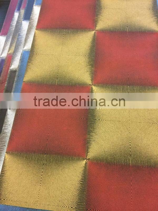 3D metallic foil wallpaper in China