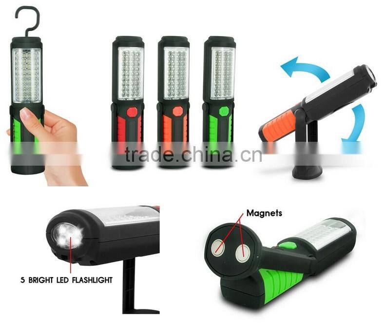 Ningbo JELO Sales promotion Super Bright 36+5LED Work Light 36LED +1W LED Outdoor Lamp With Folding Hook Magnet