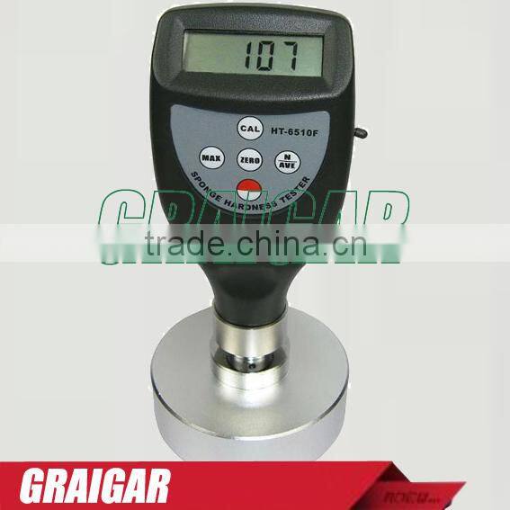 HT6510F Digital Shore Hardness Tester Durometer Sponge Foam Detector HT6510F for Soft Cellular Materials Testing