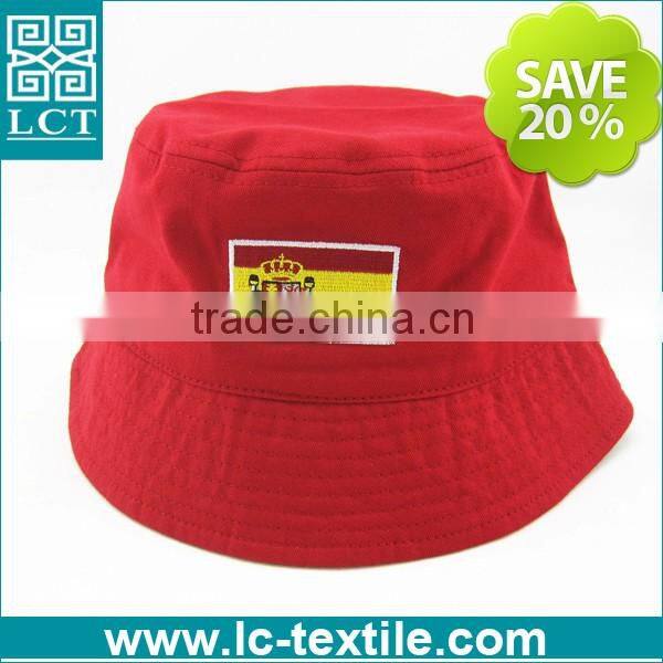LCTN1892 flag embroidered softtextile cotton Unisex-Adult bucket hat custom