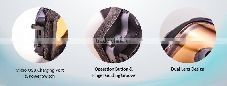 Taiwan Made Smart Tint Electrochromic Sports / Ski Goggle