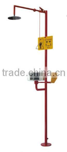 Floor Mounted Type SS Safety Shower Cum Eye Wash for Wholesale