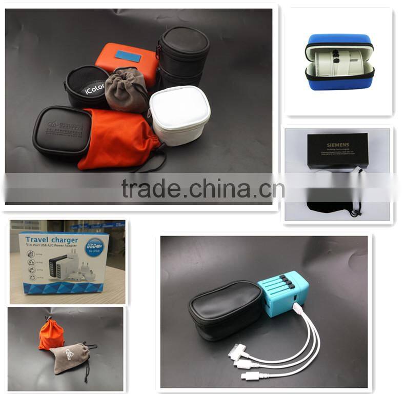 double 6 USB 4000MA UK EU US AU universal multi plug adapter