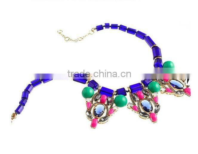 Top Quality Luxury Flower Shourouk Pendant Statement Necklace Women Necklaces & Pendants Fashion Necklaces for Women 2014