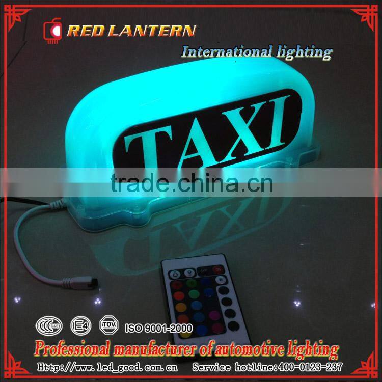 The taxi lights LED advertising