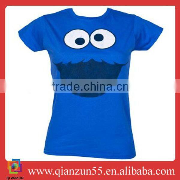 2013 fashion models of fabric blouses custom t shirt printing 3D t-shirt