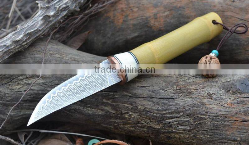 Doshower tool cutter with chef knife set of damascus steel hunting knife