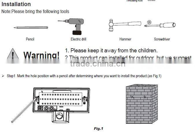 2013 new battery powered motion sensor led light/indoor light with motion sensor/automatic turn off light sensor switch