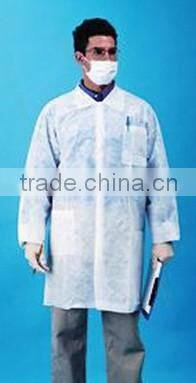 disposable non-woven lab gown