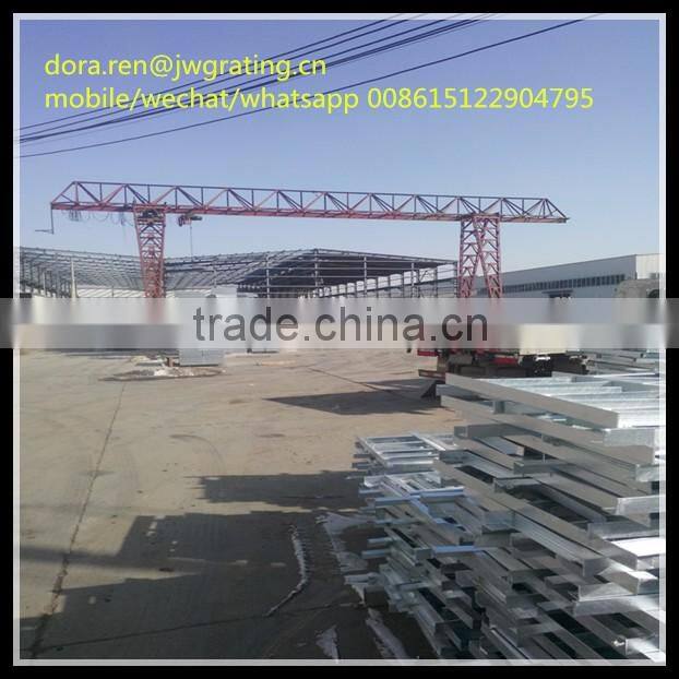 Singpore hot sale high heel galvanized industrial drainage gutters
