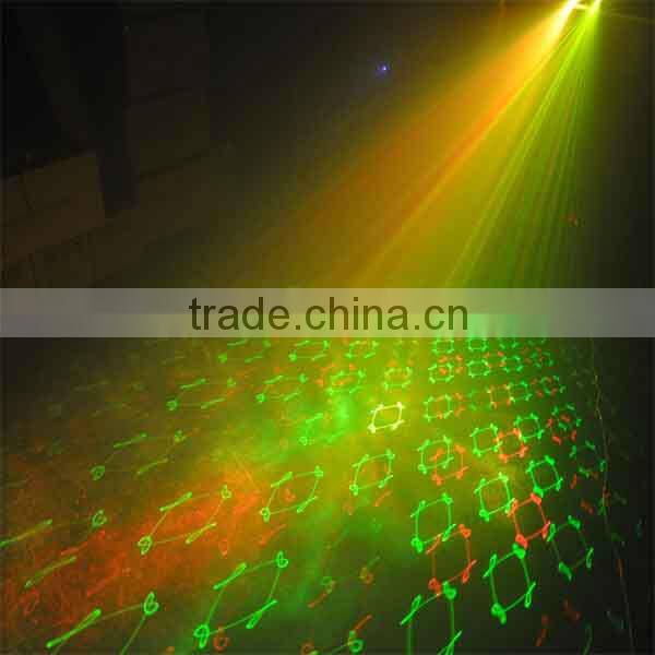 Christmas lighting RGY Multi-Effect Laser with LED background