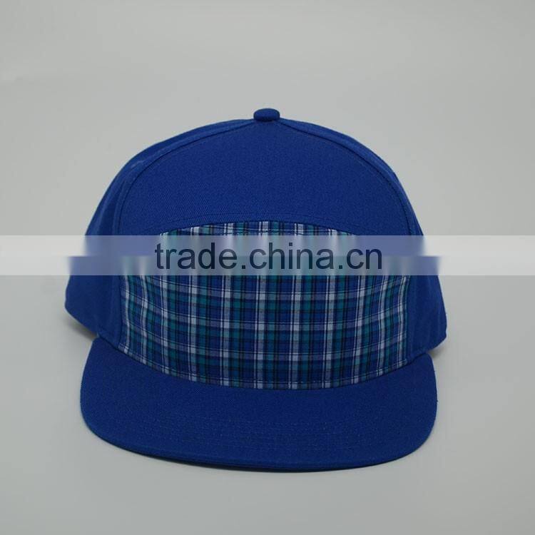 5 PANEL flat bill snapback cap