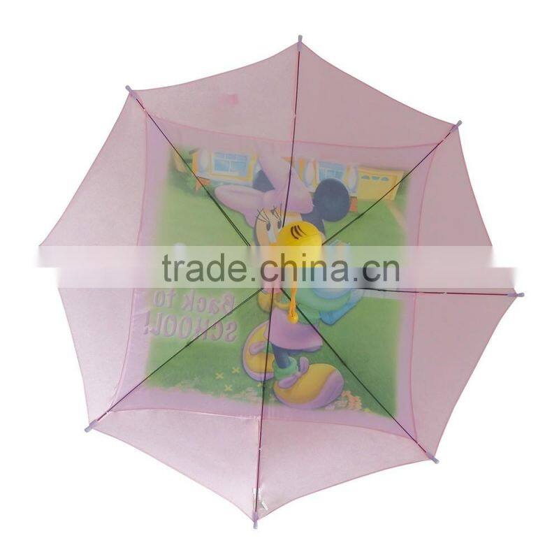 Wholesale children small kids umbrella with cute printing