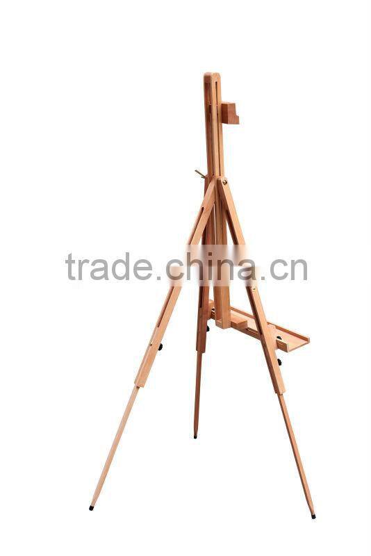 in stock 88*56*164cm beech wood triangular easel stand