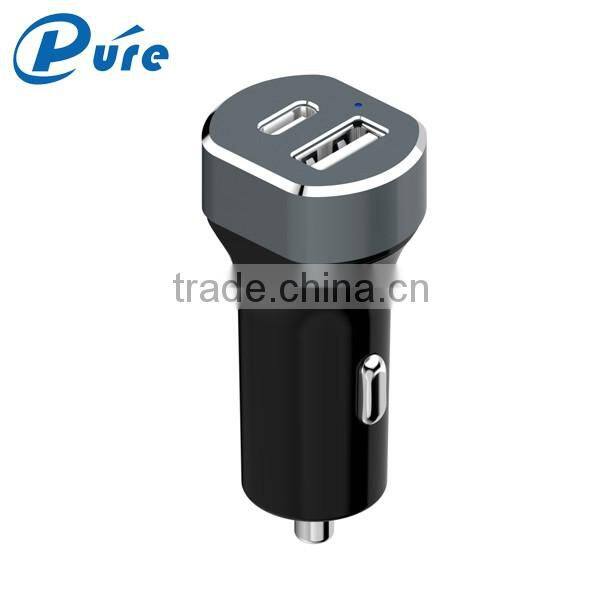 Promotional Output DC 5V 3A/2A/1.5A Fast Car Charger Double Speed Fast Charge Universal Portable Dual USB Car Charger