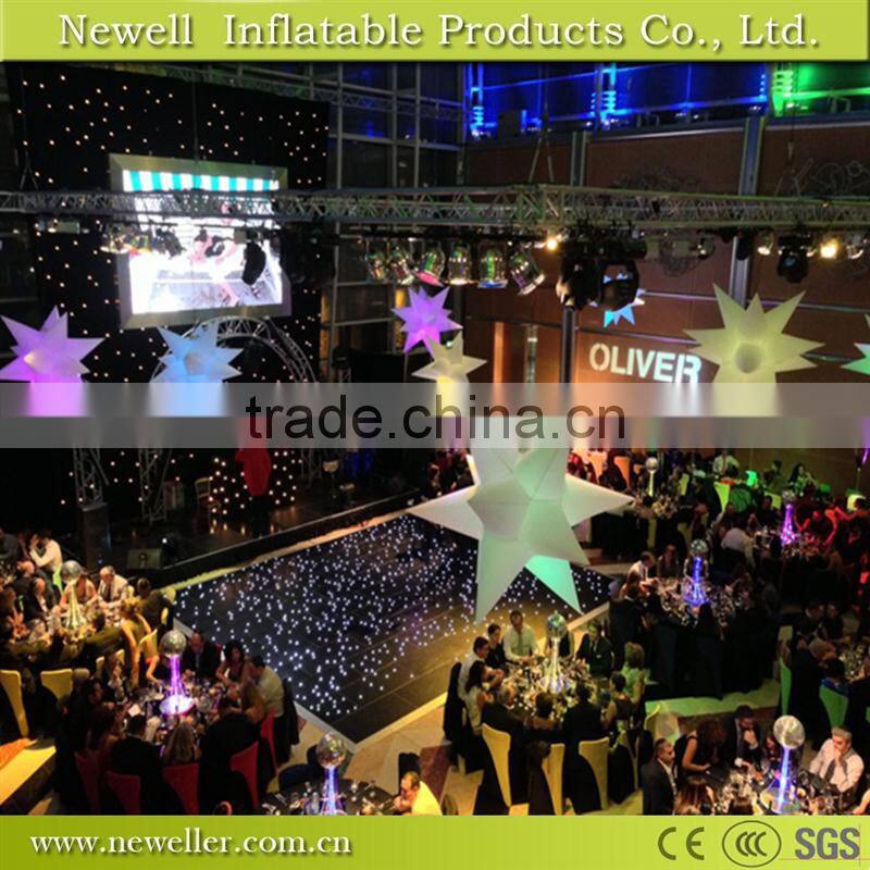 Hot selling giant inflatable star with good quality For Hotel Decoration