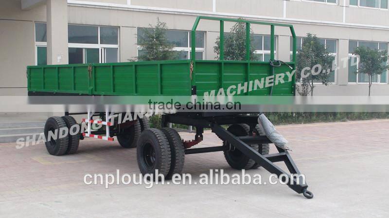 10 tons trailer dump trailer tipping trailer four wheel trailer farm trailer hydraulic lift trailer for sale