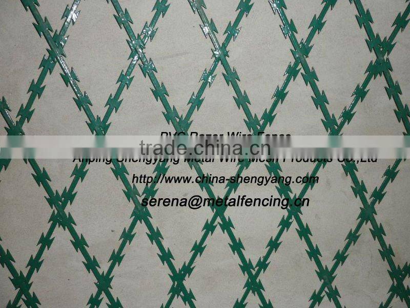 razor wire flat wrap fence