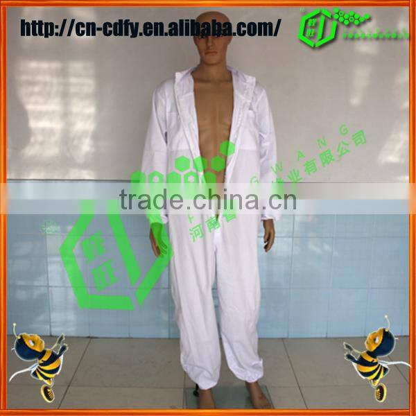white protective garment bee equipment