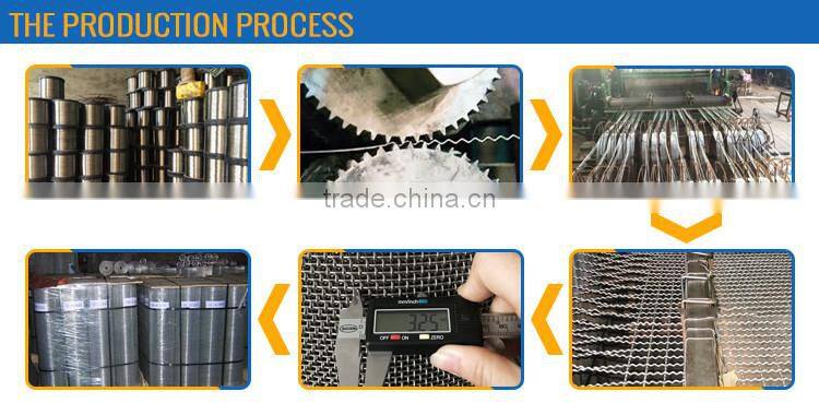 crimped wire mesh, quarry screen mesh