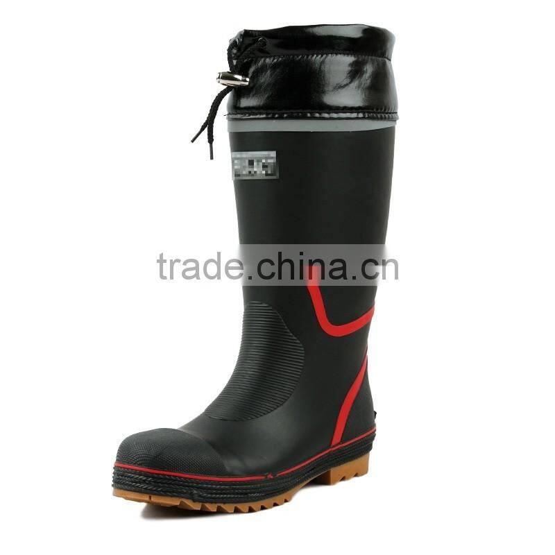 light weight fashion men outdoor work high gumboots wellington boots Rubber Boot