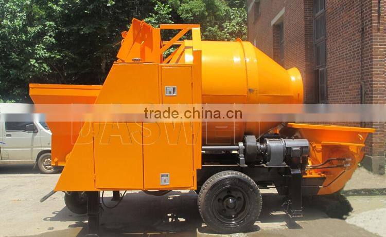 Small Portable Concrete Mixer Semi Trailer