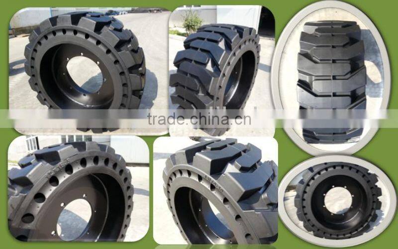 aerial working platform solid tires with holes 33x12-20