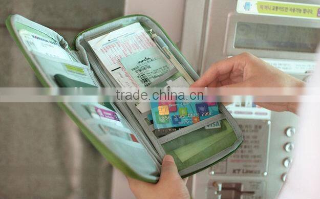 Korea style poly wallet credit card wallet Travel Wallet & Passport Holder