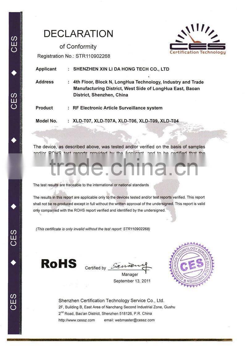 Best sensitivity handheld metal detector / walk throughn body scanner GC-1001