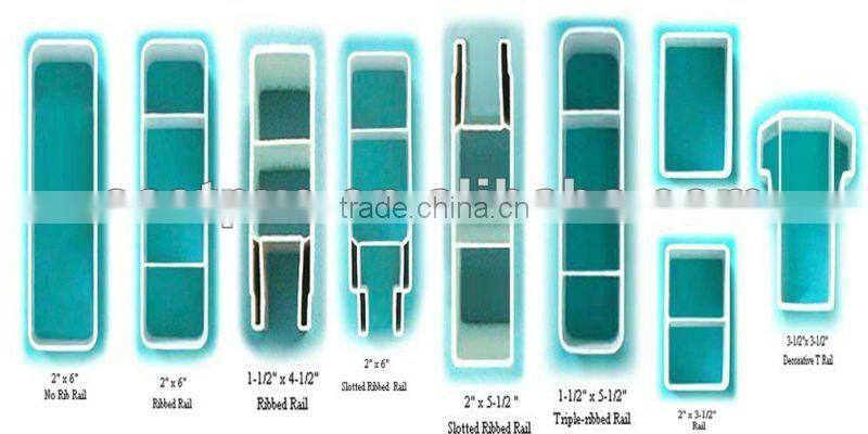 PVC Fencing Post and Rail