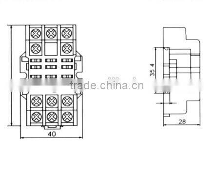 relay socket PX78716