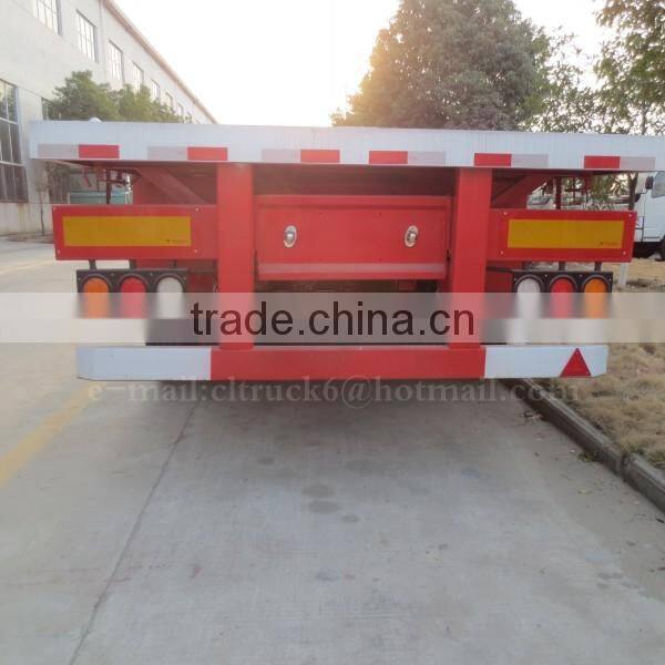 CLW 3 axle Flatbed Trailer 60 ton with North Ben Tractor Head