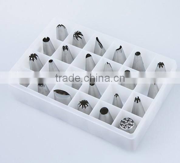 24pcs Cake Decorating Mouth Nozzles set /24pcs Cake Decorating piping Mouth set /24pcs Flower Decorating Mouth Tool set