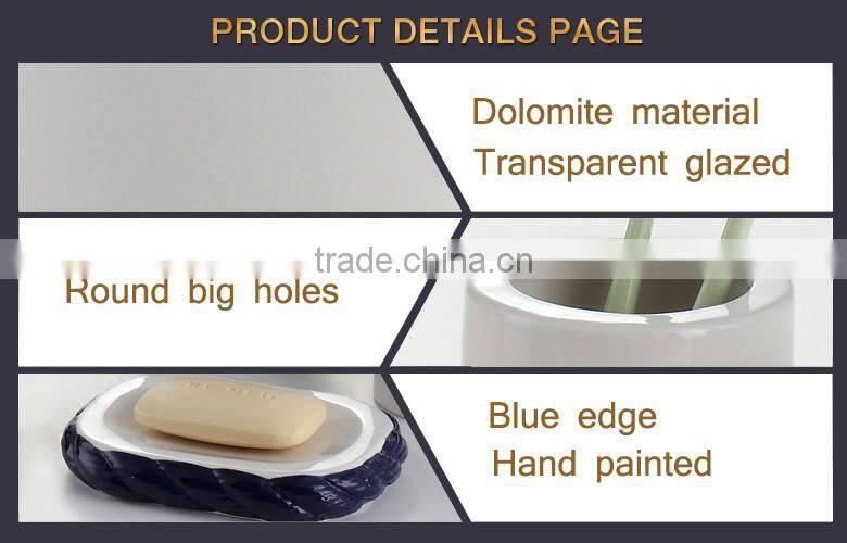 Professional best selling hand painted ceramic luxury bathroom sets wholesale