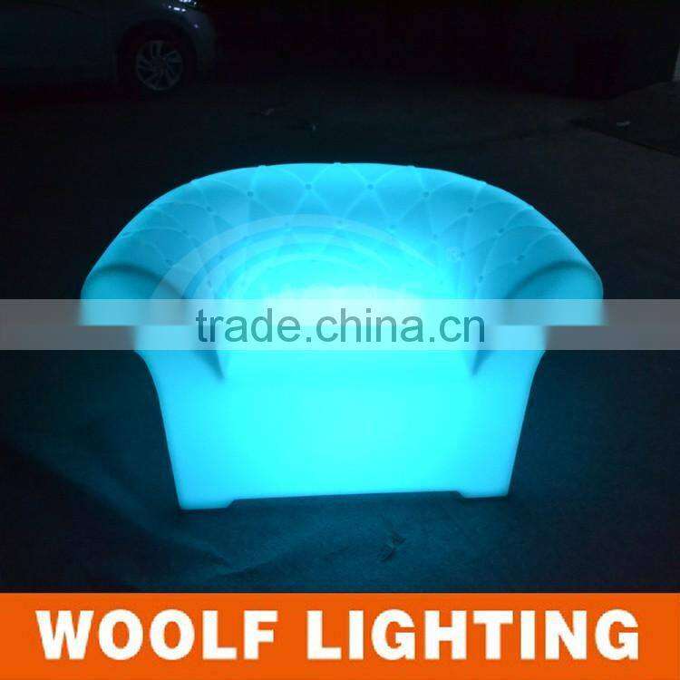 Modern Nightclub Hotel VIP Used LED Lighting Sofa