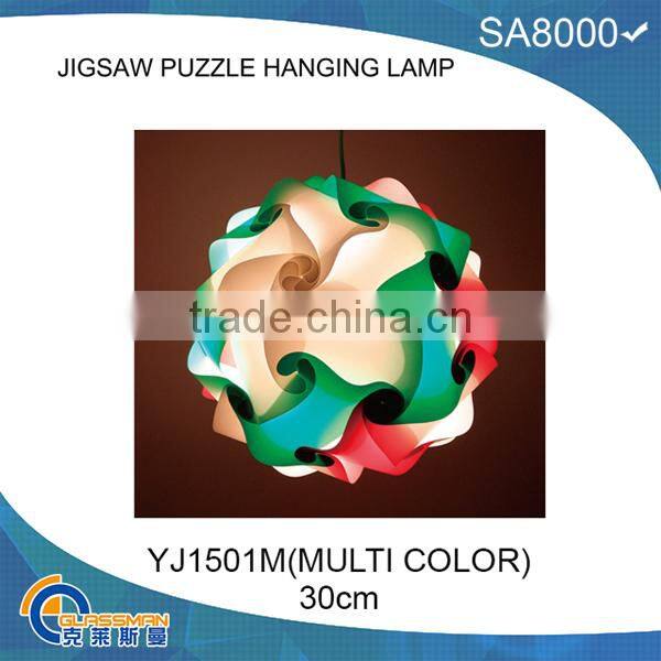 YJ1505,Hot new design plastic lamp trendy indian hanging lamps