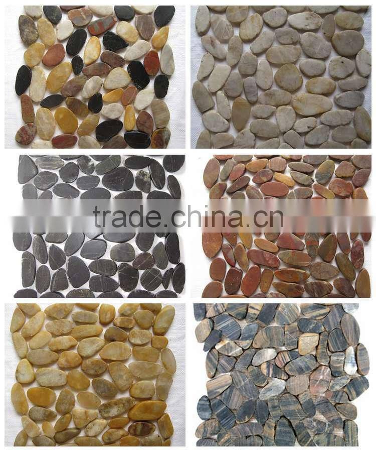 Yellow Pebble Stone Floor Tile Natural Pebble Stone Paver
