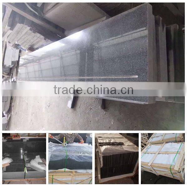 Cheap Polished Dark Grey G654 Granite Stair