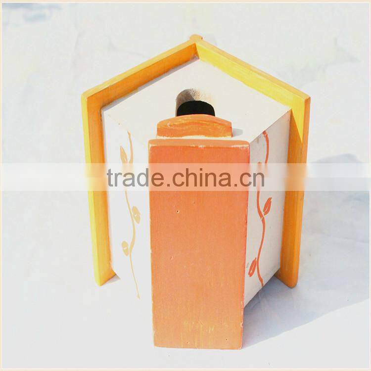 Hot sale eco-friendly new unfinished wooden bird house wholesale