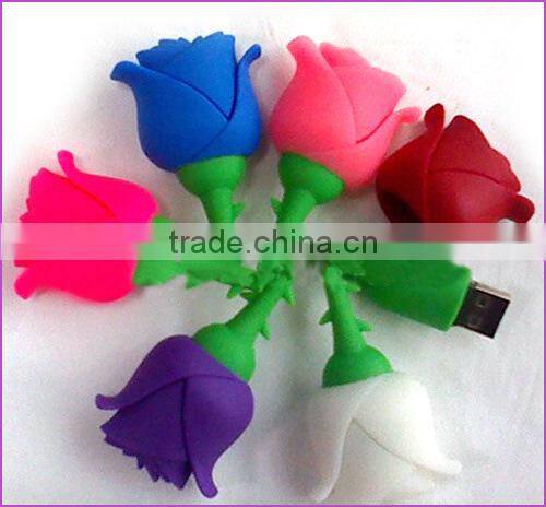 Creative rose usb flash drive shell